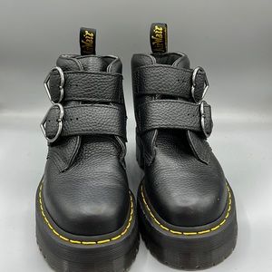Dr. Martens Black Platform Shoes